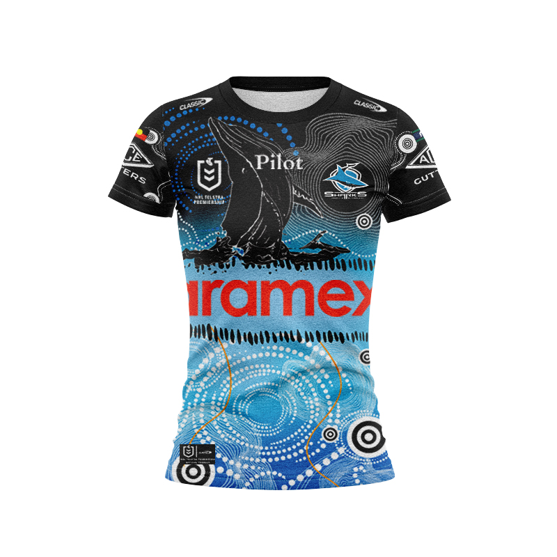 Women's NRL Cronulla-Sutherland Sharks 2025 Indigenous Jersey
