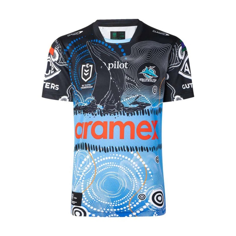 NRL Cronulla-Sutherland Sharks 2025 Indigenous Jersey