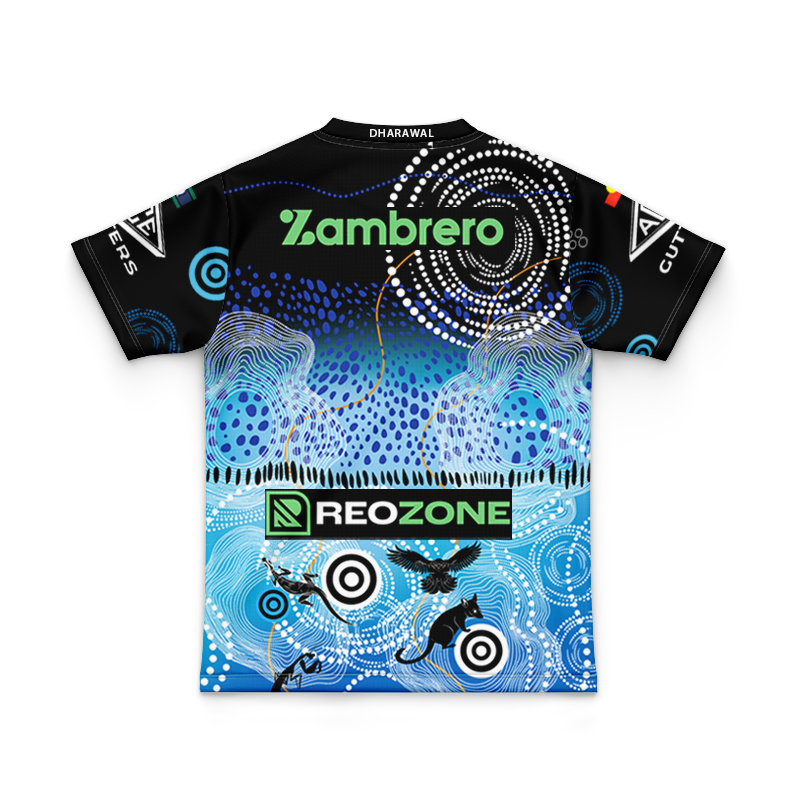 Kid's NRL Cronulla-Sutherland Sharks 2025 Indigenous Jersey