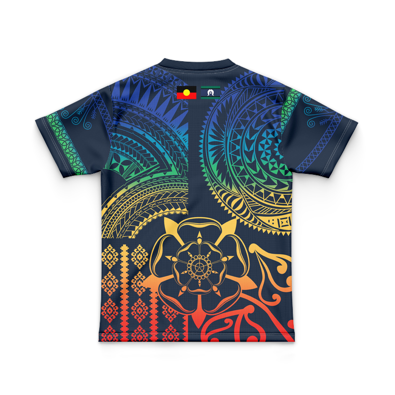 Kid's NRL Canberra Raiders 2024 Multicultural Run Out Jersey