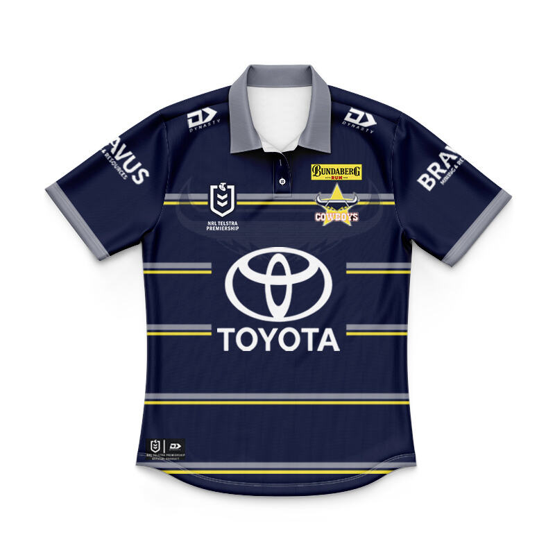 Kid's NRL North Queensland Cowboys 2021 Anzac Polo Jersey