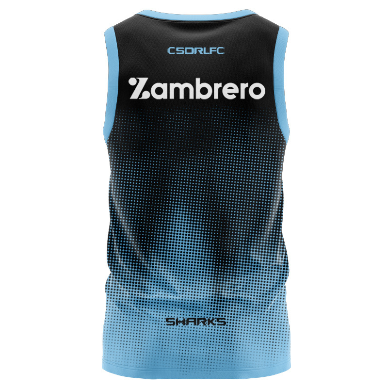 Women's NRL Cronulla-Sutherland Sharks 2025 Blk Training Jersey