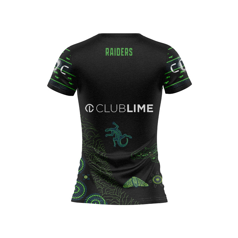 Women's NRL Canberra Raiders 2025 Indigenous Run Out Jersey