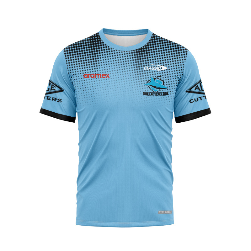 NRL Cronulla-Sutherland Sharks 2025 Players Traning Tee