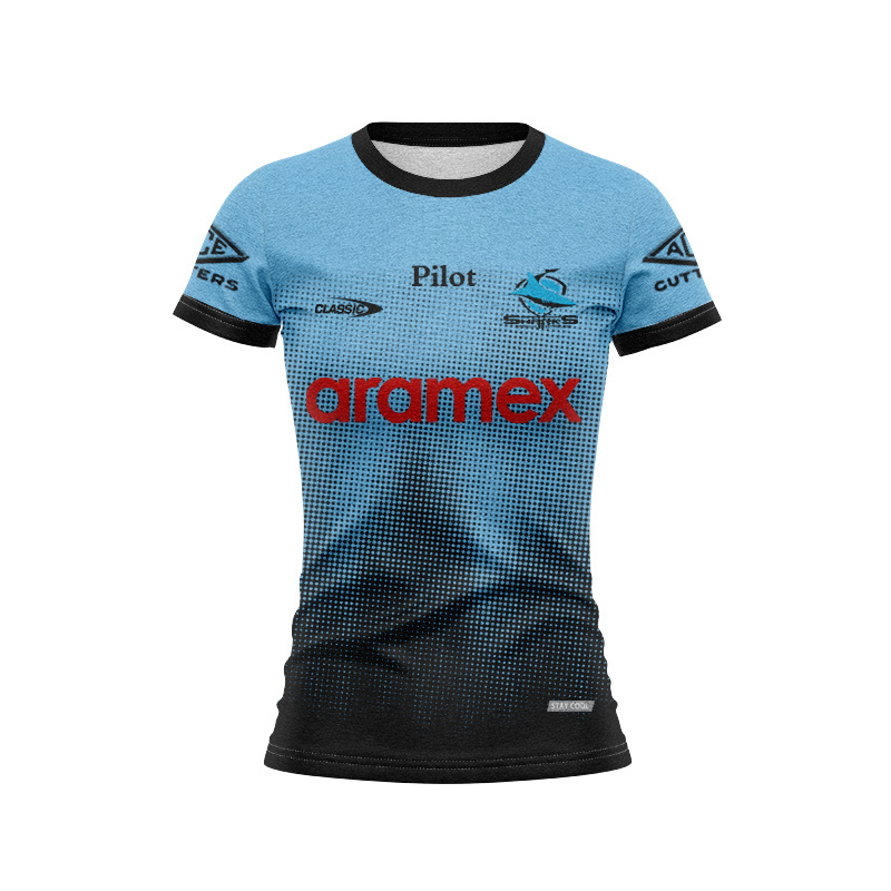 Women's NRL Cronulla-Sutherland Sharks 2025 Sky Training Jersey