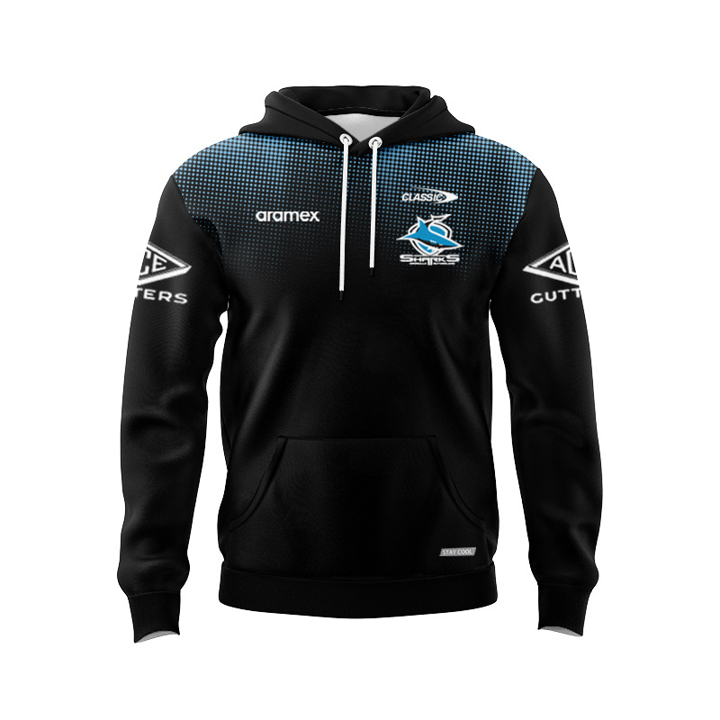 NRL Cronulla-Sutherland Sharks 2025 Media Sport Hoodie