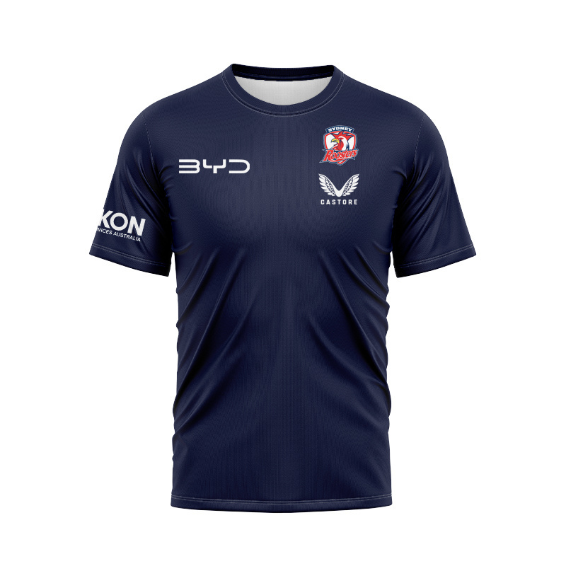 NRL Sydney Roosters 2025 Castore Media Tee