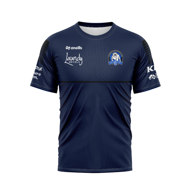 NRL Canterbury-Bankstown Bulldogs 2025 Navy Media Tee
