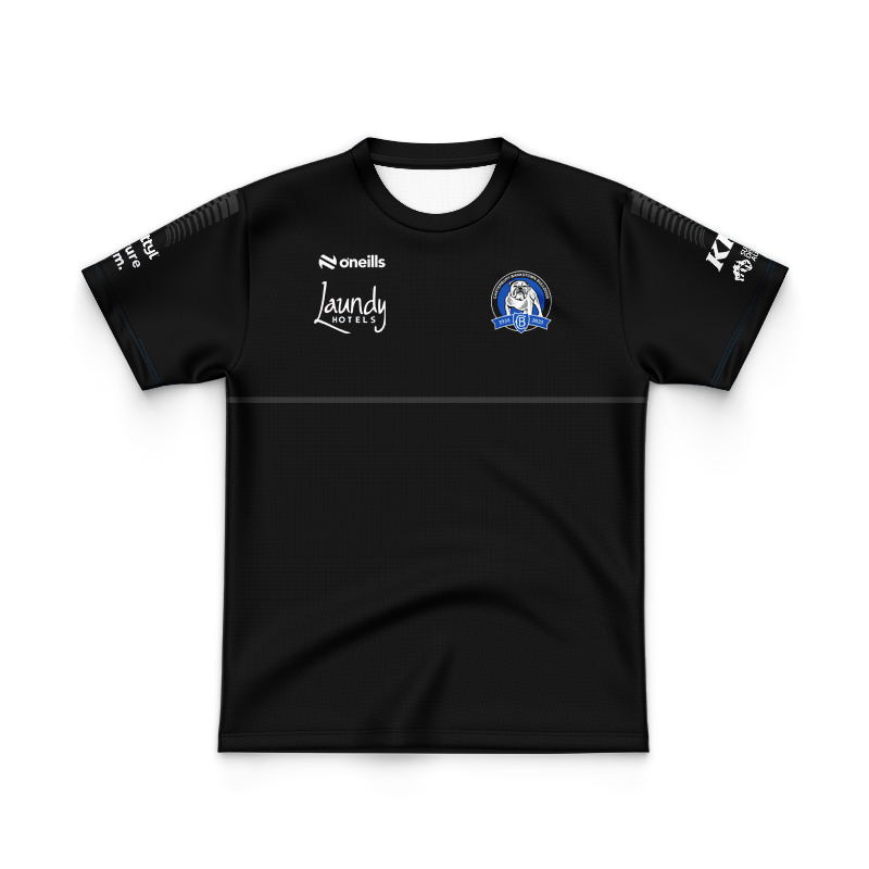 Kid's NRL Canterbury-Bankstown Bulldogs 2025 Black Media Jersey