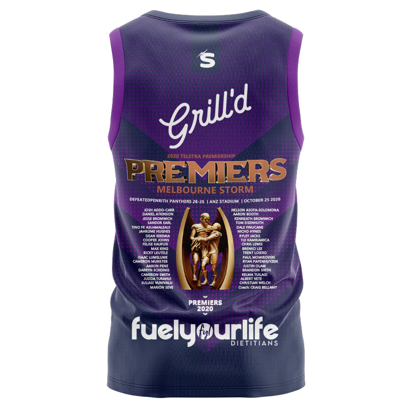 NRL Melbourne Storm 2020 Premiers Signlet