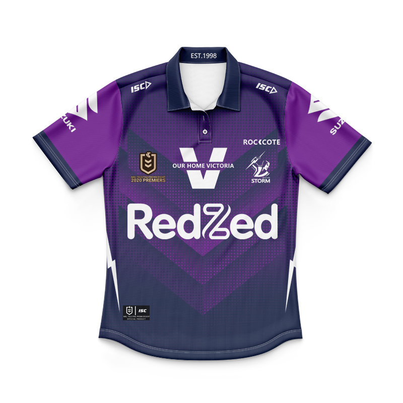 Kid's NRL Melbourne Storm 2020 Premiers Polo Jersey
