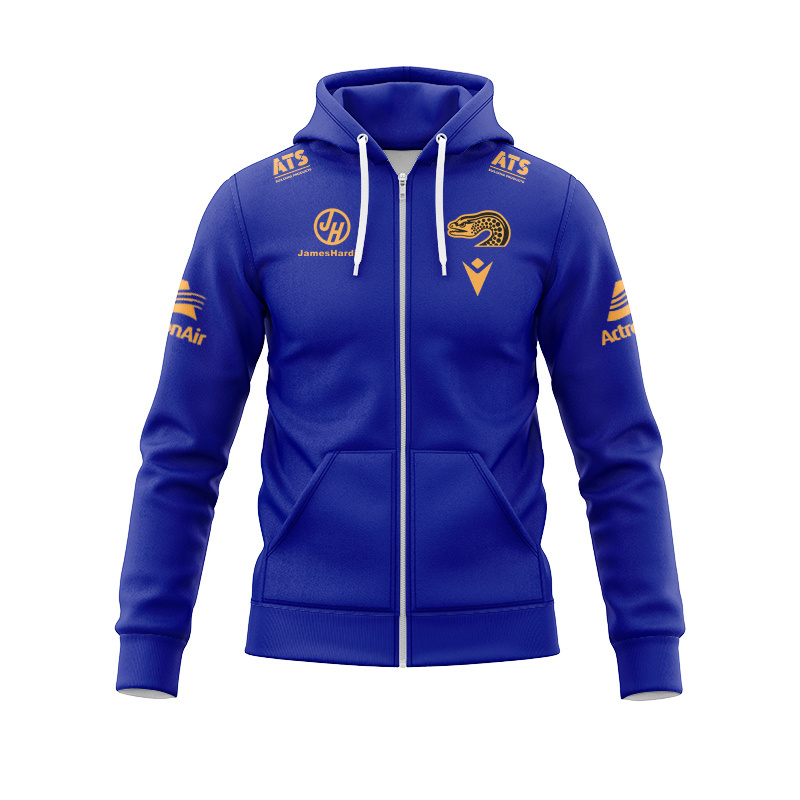 NRL Parramatta Eels 2025 Rugby Run Out Zipper Hoodie