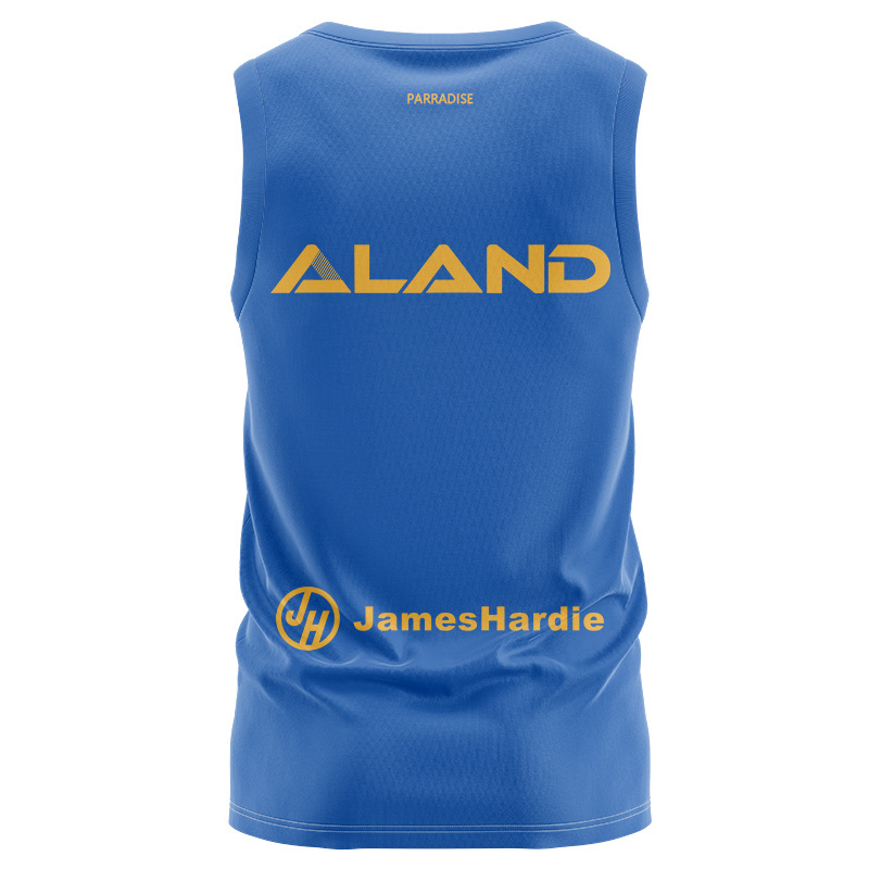 NRL Parramatta Eels 2025 Blue Training Singlet