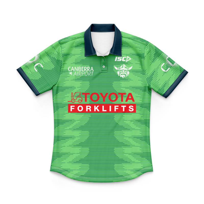 Kid's NRL Canberra Raiders 2025 Envy Training Polo Jersey