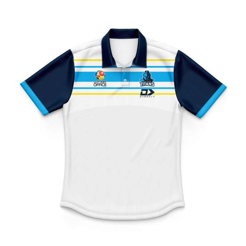 Kid's NRL Gold Coast Titans 2025 Dynasty Polo Jersey
