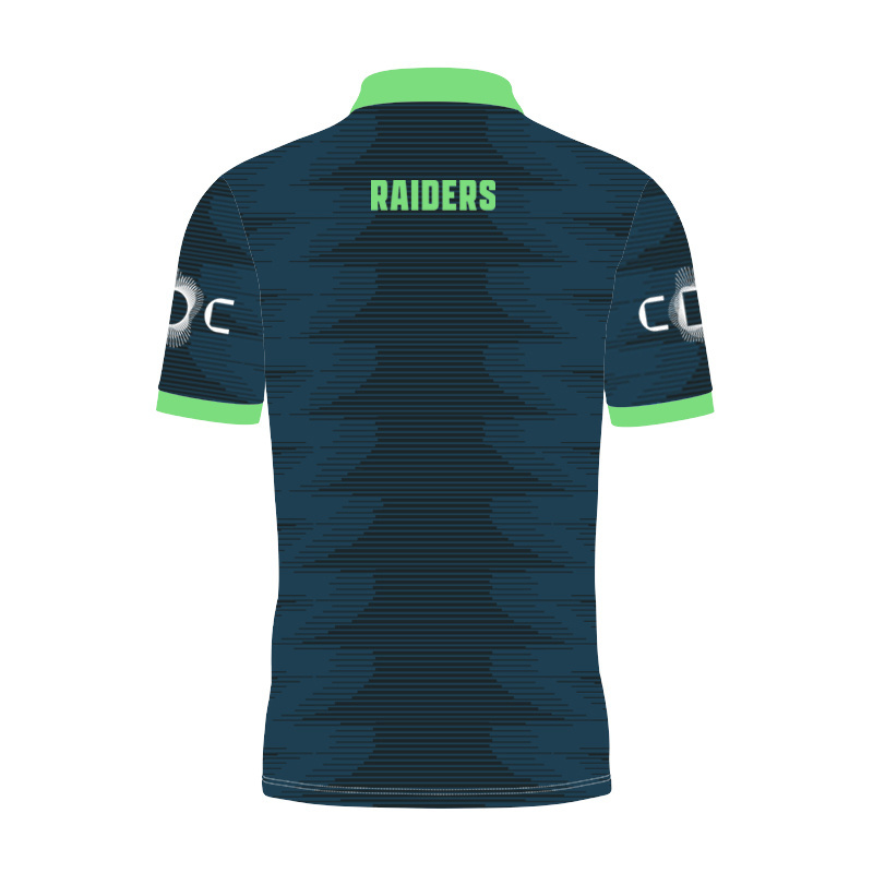 NRL Canberra Raiders 2025 Jungle Training Polo Shirt