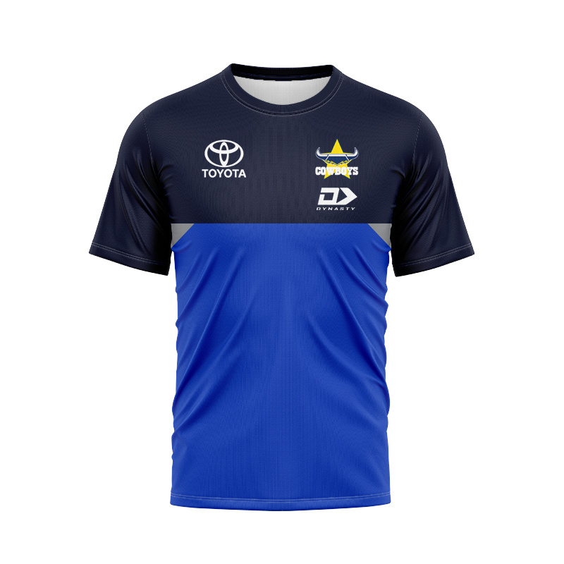 NRL North Queensland Cowboys 2025 Royal Blue T-shirt