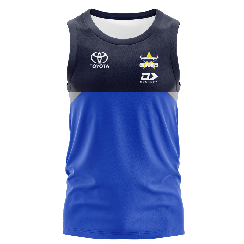 NRL North Queensland Cowboys 2025 Royal Blue Singlet