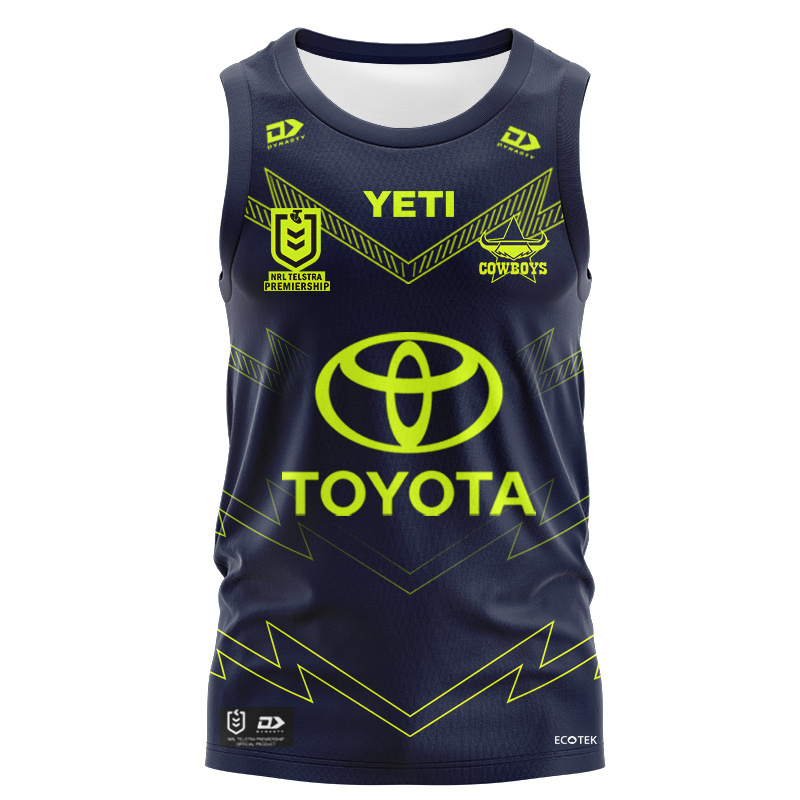 NRL North Queensland Cowboys 2025 Northern Lights Singlet