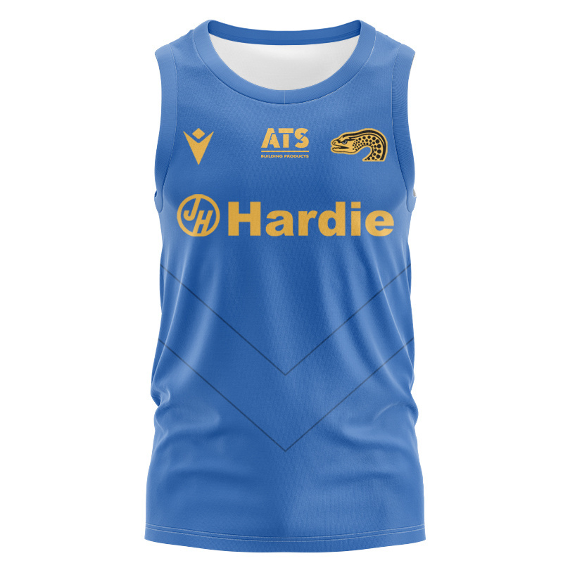 NRL Parramatta Eels 2025 Blue Training Singlet