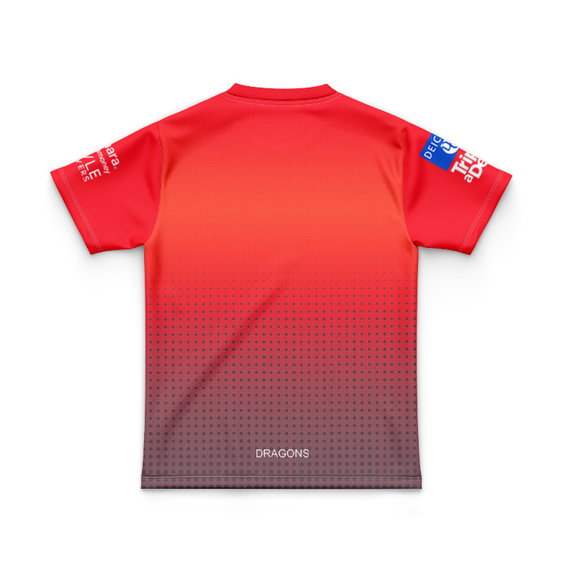 Kid's NRL St George Illawarra Dragons 2025 Media Jersey