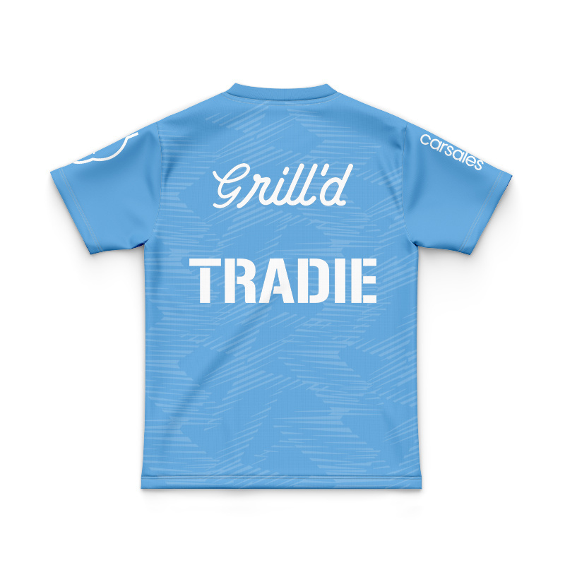 Kid's NRL Melbourne Storm 2025 Blue Training Jersey