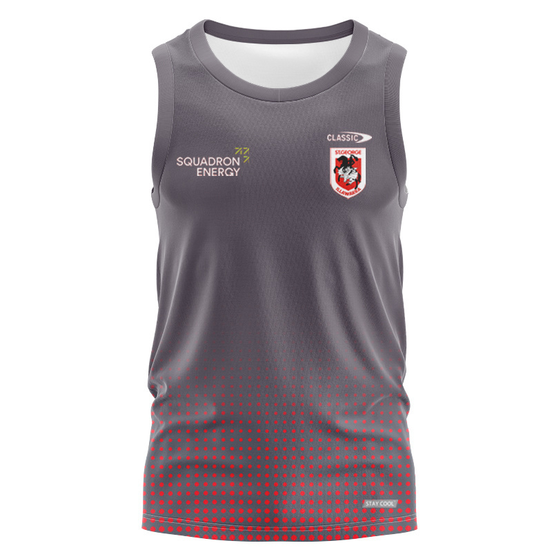 NRL St George Illawarra Dragons 2025 Team Singlet