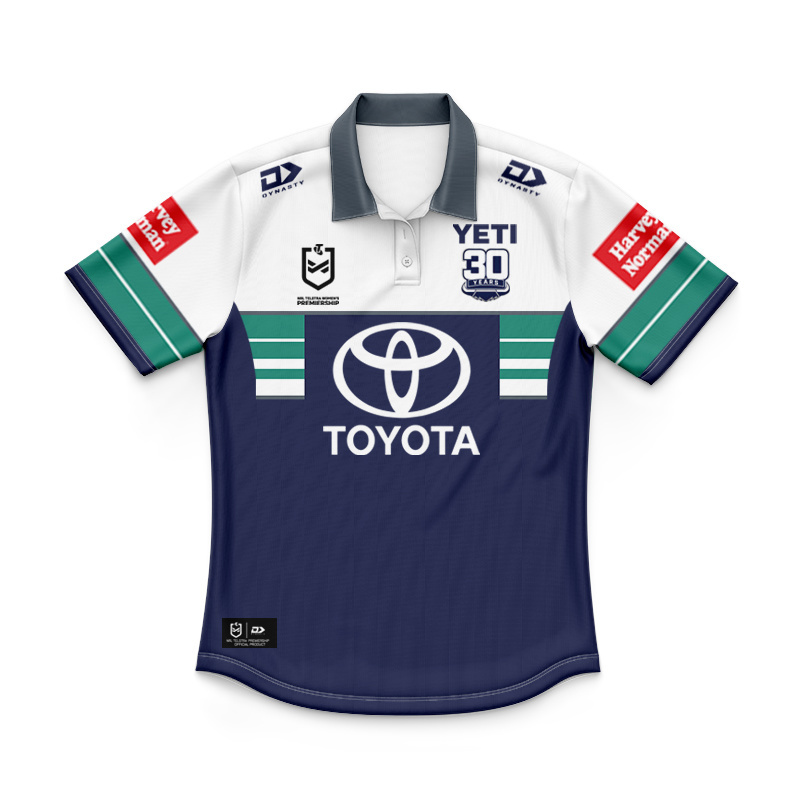Kid's NRL North Queensland Cowboys 2025 NRLW Away Polo Jersey