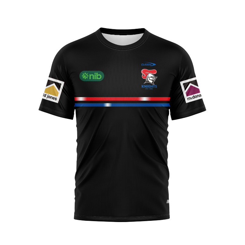 NRL Newcastle Knights 2025 Media Polo Shirt
