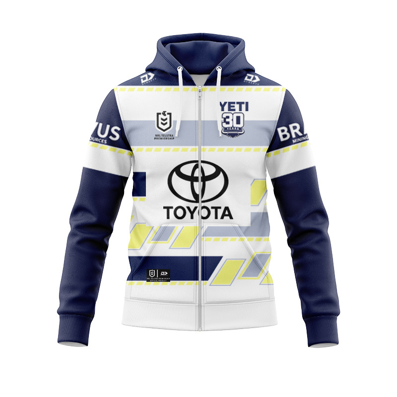 NRL North Queensland Cowboys 2025 Alternate Zipper Hoodie