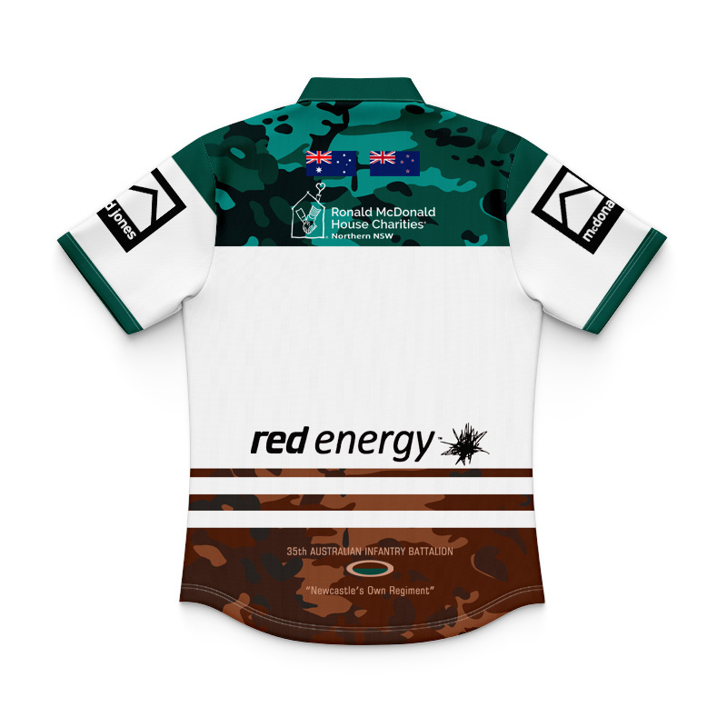 Kid's NRL Newcastle Knights 2025 Anzac Polo Shirt