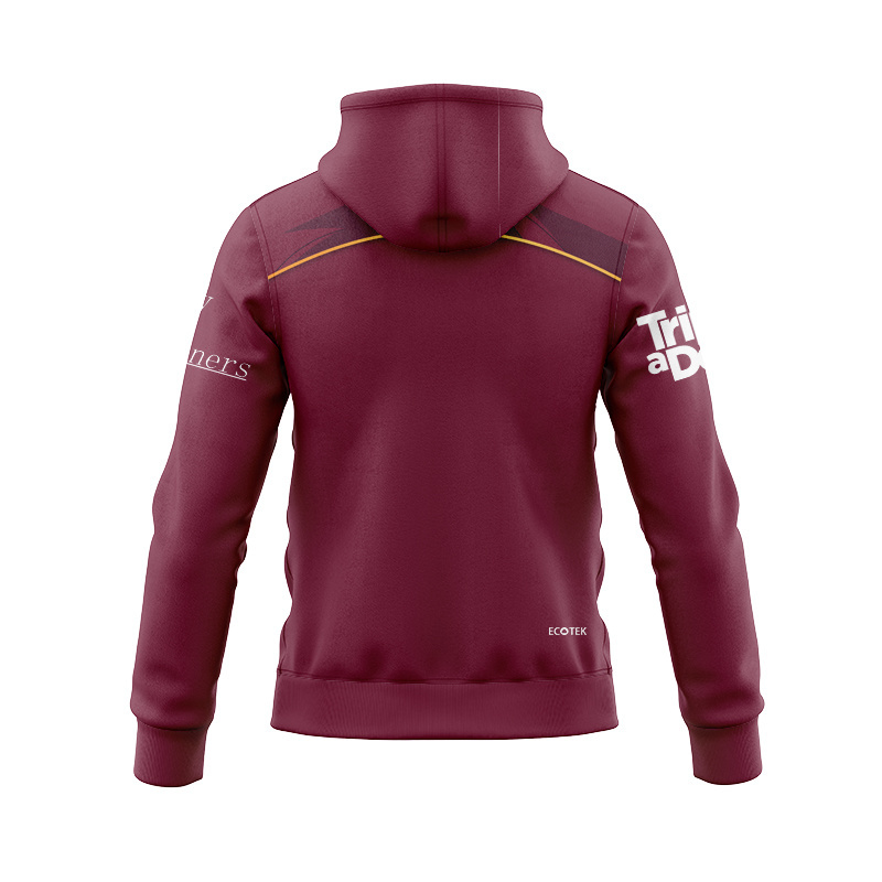 NRL Manly Warringah Sea Eagles 2025 Maroon Media Zipper Hoodie