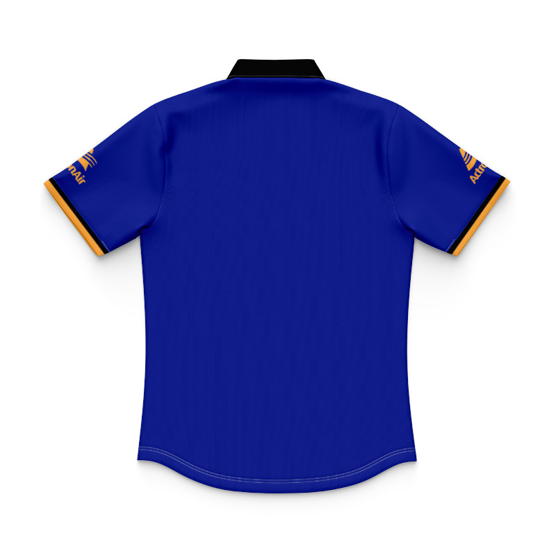 Kid's NRL Parramatta Eels 2025 Rugby Run Out Polo Jersey