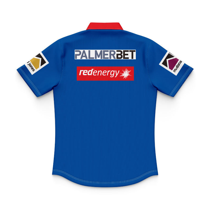 Kid's NRL Newcastle Knights 2024 Training Polo Shirt