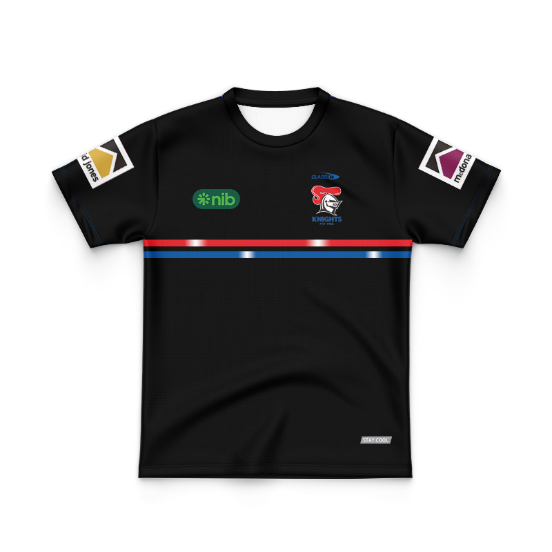 Kid's NRL Newcastle Knights 2025 Media Jersey