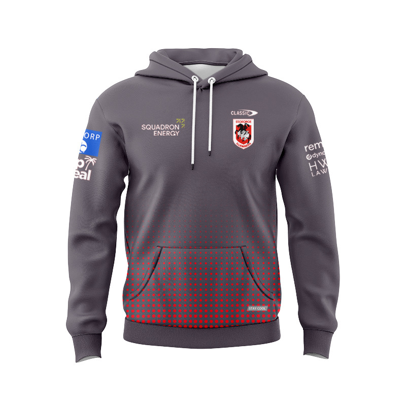 NRL St George Illawarra Dragons 2025 Team Sport Hoodie