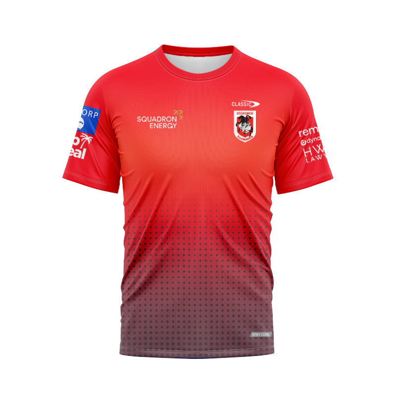NRL St George Illawarra Dragons 2025 Media T-shirt