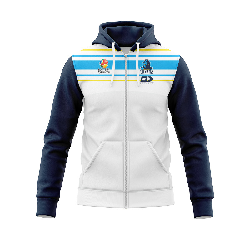 NRL Gold Coast Titans 2025 Dynasty Zipper Hoodie