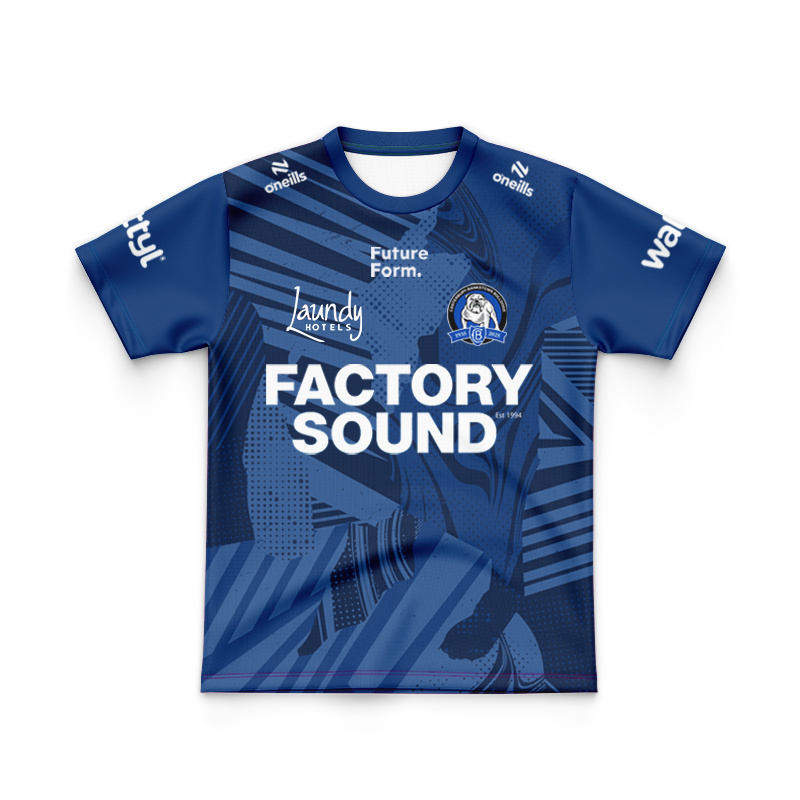 Kid's NRL Canterbury-Bankstown Bulldogs 2025 Coaches Training Jersey