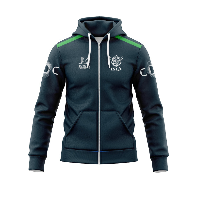NRL Canberra Raiders 2025 Jungle Zipper Hoodie