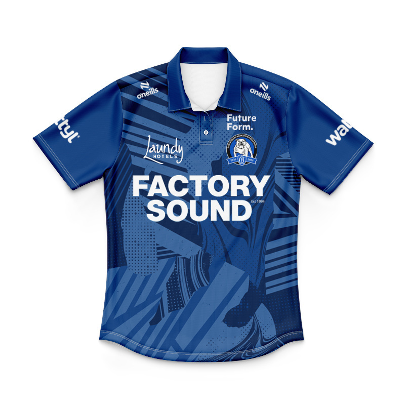 Kid's NRL Canterbury-Bankstown Bulldogs 2025 Coaches Training Polo Jersey