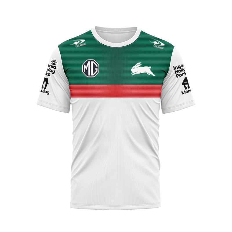 NRL South Sydney Rabbitohs 2025 Coaches Media T-shirt