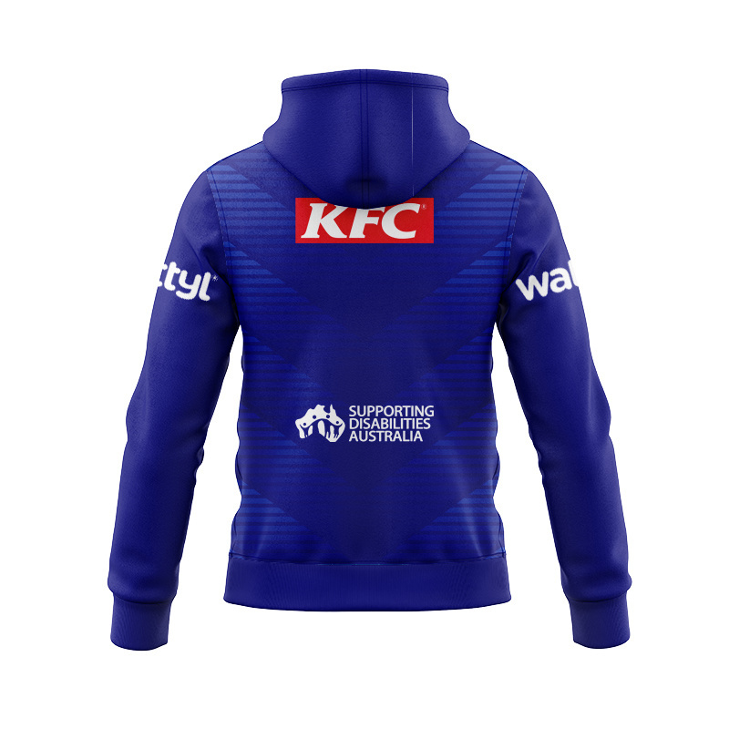 NRL Canterbury-Bankstown Bulldogs 2025 Warm Up Zipper Hoodie