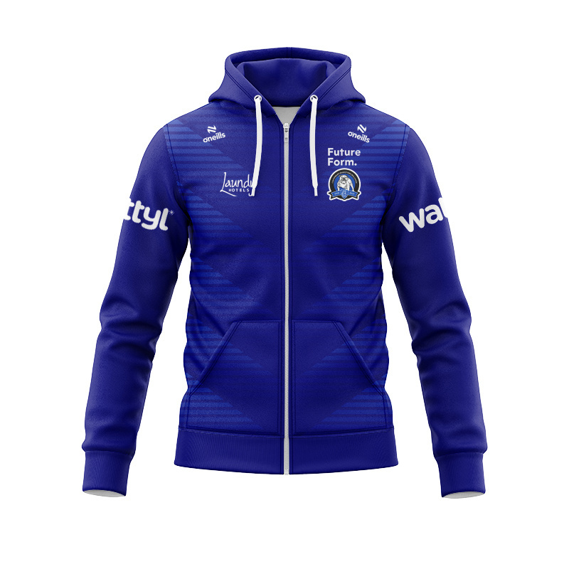 NRL Canterbury-Bankstown Bulldogs 2025 Warm Up Zipper Hoodie