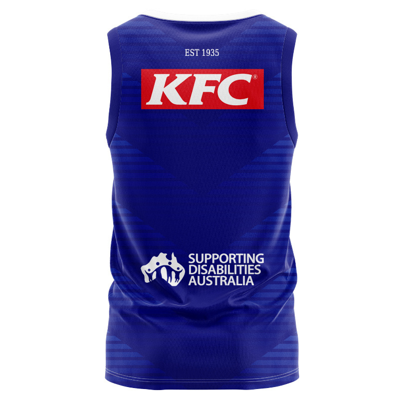 NRL Canterbury-Bankstown Bulldogs 2025 Warm Up Singlet
