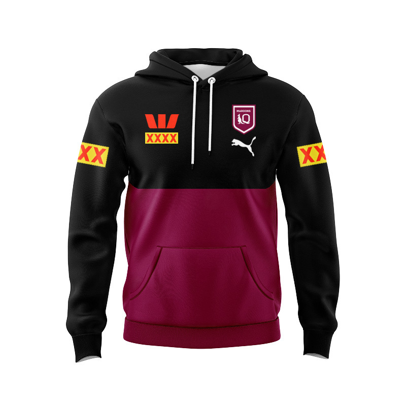 QLD Maroons 2025 Training Sport Hoodie