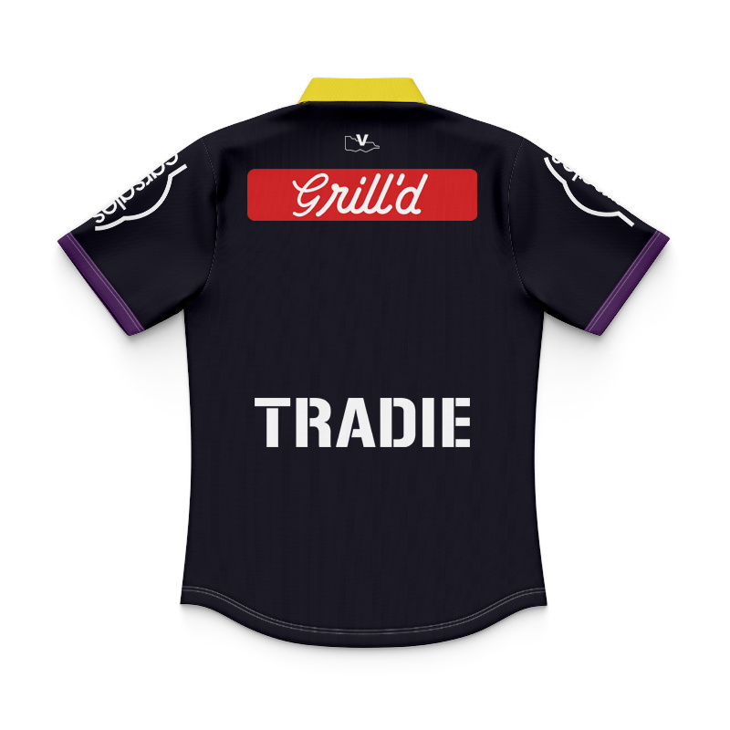 Kid's NRL Melbourne Storm 2025 Alternate Polo Jersey