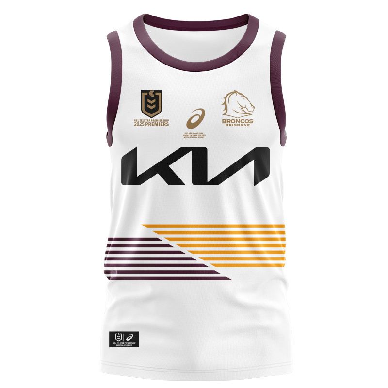 NRL Brisbane Broncos 2025 Premiers Singlet