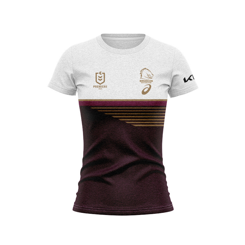 Women's NRL Brisbane Broncos 2025 Premiers Brown Jersey