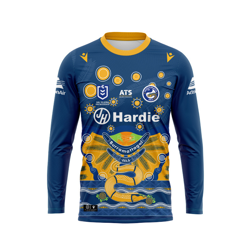 NRL Parramatta Eels 2025 Indigenous Long Sleeve Jersey